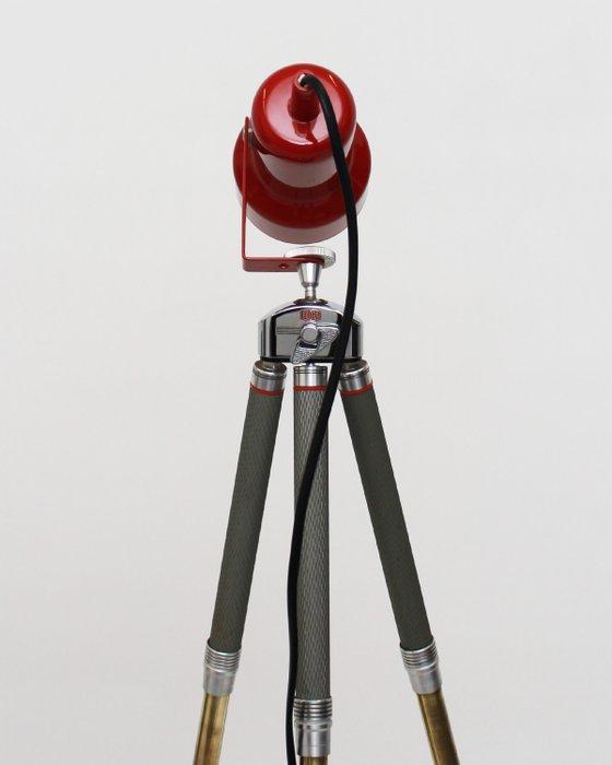 21neun - Statief vloerlamp - Metaal, Aluminium, Verchroomd -, Antiek en Kunst, Antiek | Verlichting