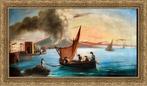 School of Posillipo (XIX) - Fisherman in the Bay of Naples