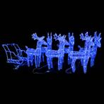 vidaXL Kerstversiering rendieren en slee 320 LEDs acryl, Diversen, Kerst, Verzenden, Nieuw