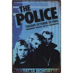 Wandbord Concert Bord - The Police Washingthon 1980, Verzamelen, Nieuw, Poster, Artwork of Schilderij