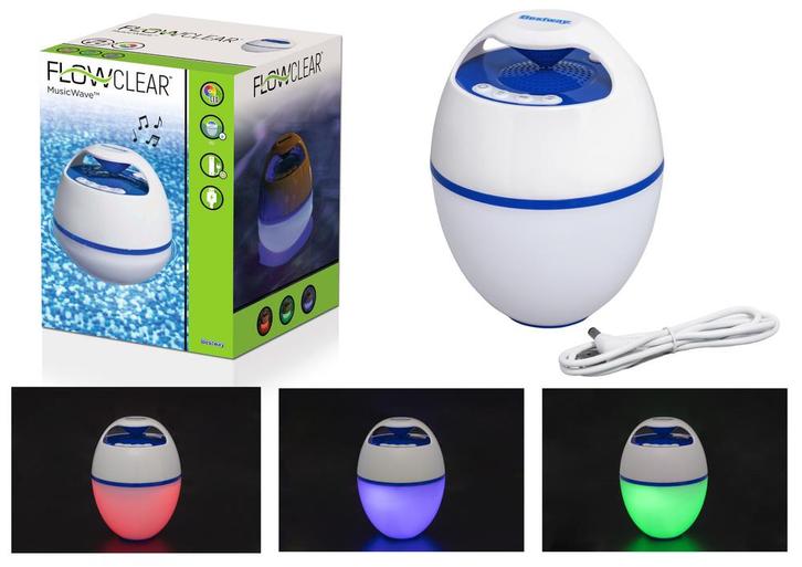 Bestway Bluetooth Speaker LED Drijvend - Retour Deal - 40..., Watersport en Boten, Overige Watersport en Boten, Nieuw, Verzenden