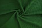 10 meter wafelstof - Donkergroen - 150cm breed, Verzenden