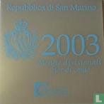 San Marino jaarset 2003, Postzegels en Munten, Munten | Europa | Euromunten, Verzenden, San Marino, Overige waardes, Setje