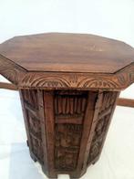 Salontafel - Hout - Zijtafeltje rond, Antiek en Kunst