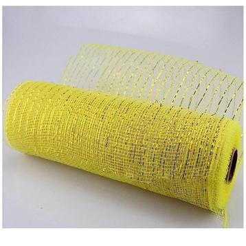 Decomesh deco mesh metalic voor kransen en inpakken
