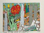 James Rizzi (1950-2011) - N.Y.C. is the Land of Liberty,