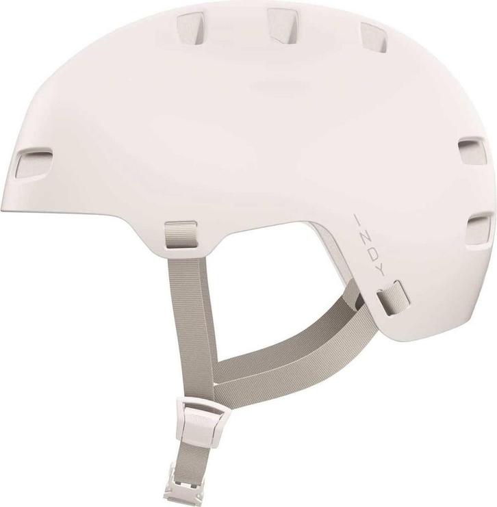Abus helm Indy pure white L 57-61cm, Fietsen en Brommers, Fietsaccessoires | Fietshelmen, Zo goed als nieuw, Verzenden