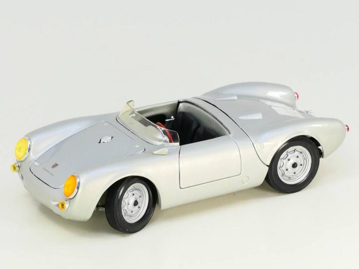Schaal 1:18 Maisto 50314 Porsche 550 A Spyder       1955..., Hobby & Loisirs créatifs, Voitures miniatures | 1:18, Enlèvement ou Envoi