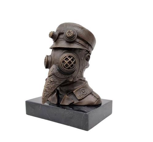 Figurine - Bronze, Marbre, Antiek en Kunst, Kunst | Designobjecten