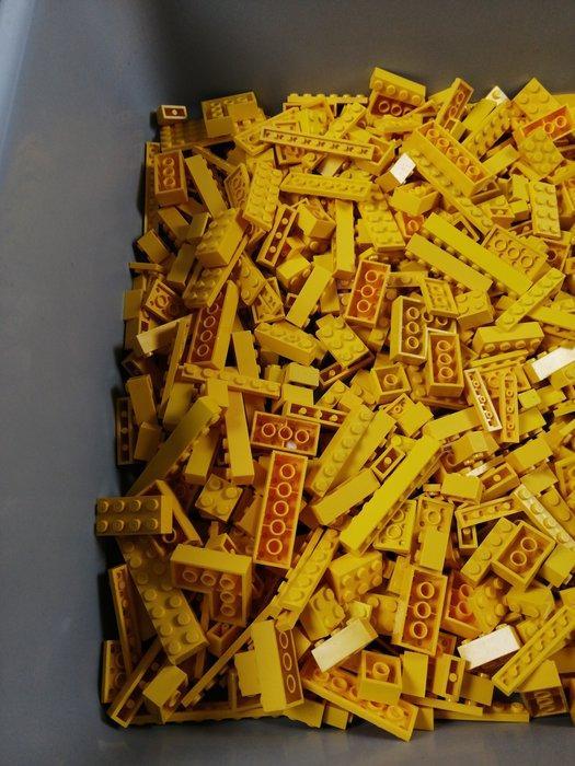 Lego - 01 Partij van 1000 gele bouwstenen - 1980-1990, Kinderen en Baby's, Speelgoed | Duplo en Lego