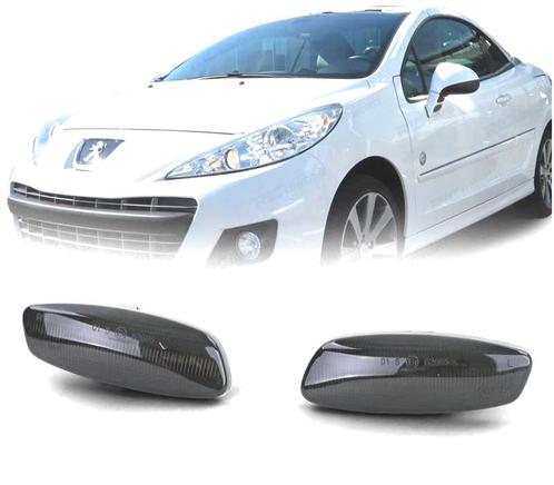 CLIGNOTANTS RÉTROVISEURS POUR PEUGEOT CITROEN LED NOIR FUMÉ, Auto-onderdelen, Verlichting, Verzenden