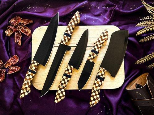 Unique Handcrafts Smith Blades Unique Chef knives set For, Antiek en Kunst, Antiek | Keukengerei