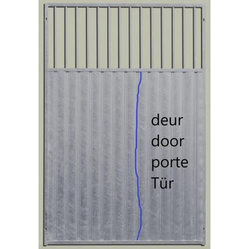 Cloisons en palplanche 184 h - 1,5 m - fermé jusqua 130 h -, Dieren en Toebehoren, Honden-accessoires