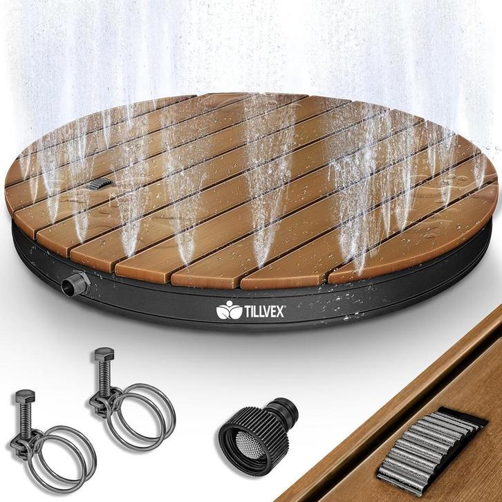 Tillvex® Tuindouche met voetpedaal - Buitendouche - Ø70cm -, Bricolage & Construction, Sanitaire, Envoi