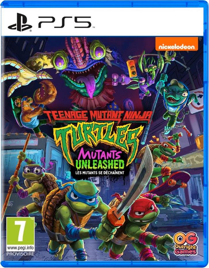 Teenage Mutants Ninja Turtles Mutants Unleashed-Standaard, Consoles de jeu & Jeux vidéo, Jeux | Sony PlayStation 5, Enlèvement ou Envoi