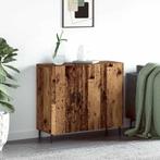 vidaXL Dressoir Bruin 90 x 34 x 80 cm Bewerkt hout, Huis en Inrichting, Kasten | Dressoirs, Verzenden, Nieuw