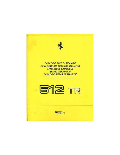 1992 FERRARI 512 TR ONDERDELENHANDBOEK 708/92, Autos : Divers, Modes d'emploi & Notices d'utilisation