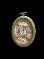Reliekhouder - Brons, Glas, Textiel - 1750-1800 - Passie van