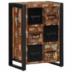 vidaXL Dressoir 50x35x70 cm massief gerecycled hout, Huis en Inrichting, Kasten | Dressoirs, Verzenden, Nieuw