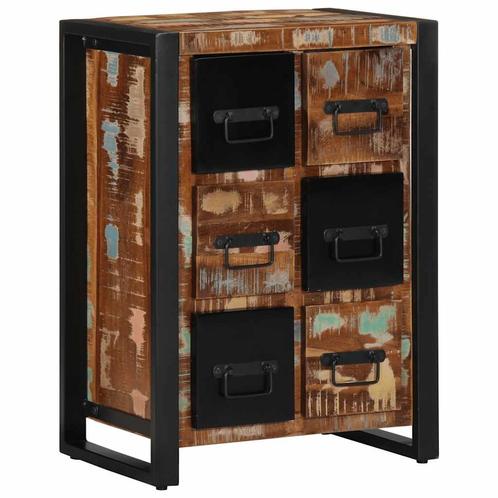 vidaXL Dressoir 50x35x70 cm massief gerecycled hout, Huis en Inrichting, Kasten | Dressoirs, Nieuw, Verzenden