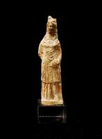 Oud-Grieks - Votieve beeldje - Jonge godin die een pot, Antiek en Kunst