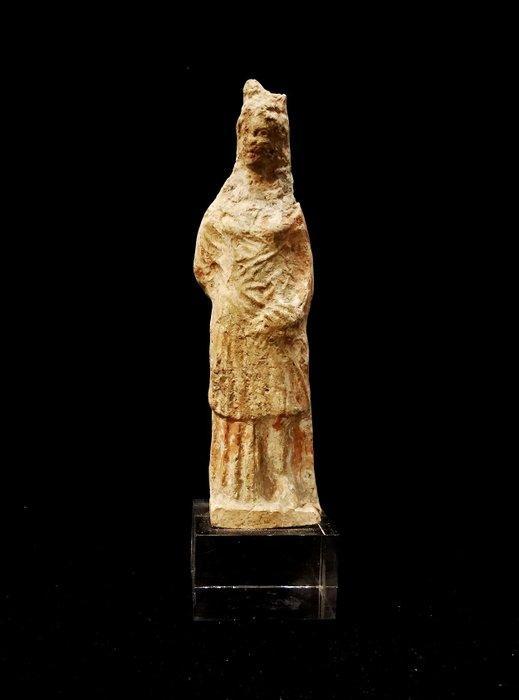 Oud-Grieks - Votieve beeldje - Jonge godin die een pot, Antiek en Kunst, Antiek | Overige Antiek