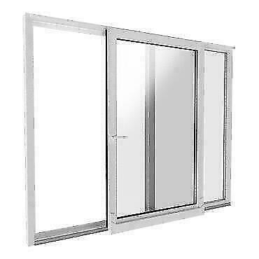 PVC Kiepschuifraam/pui  200x215cm in voorraad!, Doe-het-zelf en Bouw, Raamkozijnen en Schuifdeuren, Inclusief glas, Nieuw, Kunststof