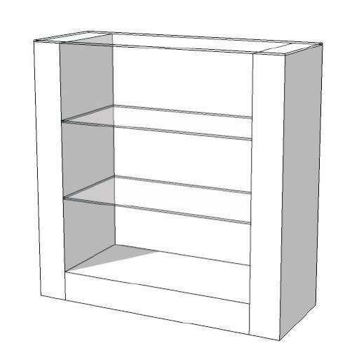 *TIP*  Glossy middenunit R-PR-006, Zakelijke goederen, Kantoor en Winkelinrichting | Winkel en Inventaris, Ophalen of Verzenden