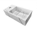 Noble fontein links Solid surface 36 x 18 x 10 cm marmer wit, Doe-het-zelf en Bouw, Ophalen of Verzenden, Nieuw