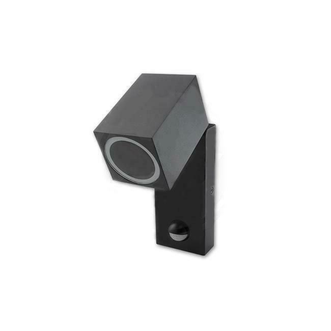 LED Kantelbare Wandlamp met sensor | GU10 fitting | IP44, Huis en Inrichting, Lampen | Wandlampen, Nieuw, Glas, Overige materialen