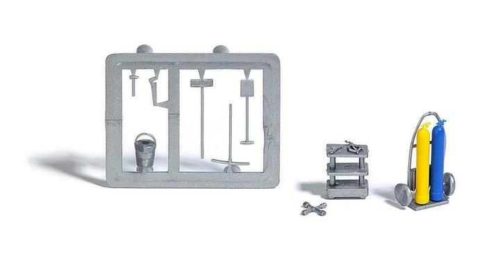 Busch - M-set:schweißgerät/werkzeug (Bu7785), Hobby en Vrije tijd, Modelbouw | Overige, Verzenden
