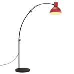 vidaXL Vloerlamp 25 W E27 150 cm verweerd rood, Huis en Inrichting, Verzenden, Nieuw