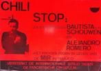 Vintage poster gericht tegen het fascisme in chili (Posters), Verzamelen, Posters, Verzenden, Nieuw, Overige onderwerpen, Met lijst