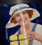Emaille Reclamebord Blue Band Versch Gekarnd - Emaillewerk