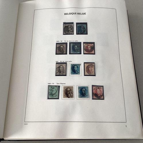 Belgique 1849/1970 - Bonne collection de base 1849-1970 dans, Postzegels en Munten, Postzegels | Europa | België