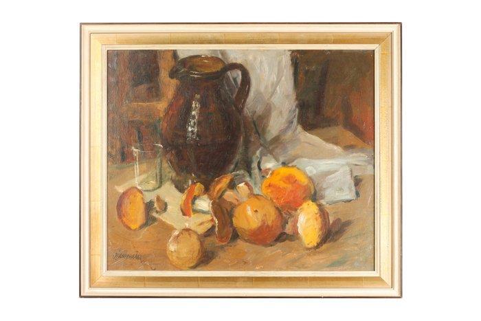 Deutsche Schule (XIX-XX) - Stillleben mit Pilzen, Antiek en Kunst, Kunst | Schilderijen | Klassiek