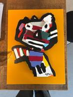 Karel Appel (1921-2006) - sculptuur, Face Wooden Edition on