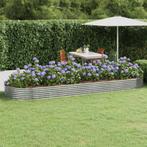 vidaXL Plantenbak 450x140x36 cm gepoedercoat staal, Verzenden, Nieuw