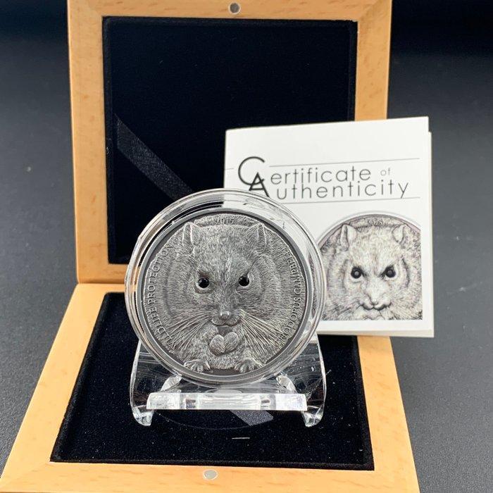 Mongolië. Silver .999 1 Oz. - 500 Tögrög (Campbells, Timbres & Monnaies, Métaux nobles & Lingots