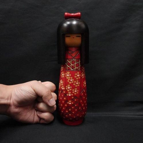 Schattige Sosaku Kokeshi  / kokeshi-pop - Hout -, Antiek en Kunst, Curiosa en Brocante
