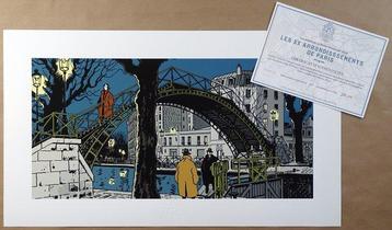 Tardi, Jacques - 1 Estampe pigmentaire - Nestor Burma -, Livres
