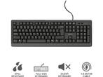 Trust -  Toetsenbord Primo Azerty Zwart, Verzenden, Nieuw, Bedraad, Trust