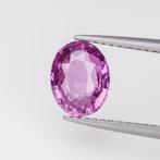 1 pcs Roze, Paars Saffier - 1.74 ct - Asian Institute of, Nieuw
