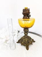 lampe pétrole toupie ambrée - Lampe à huile - verre - Kosmos