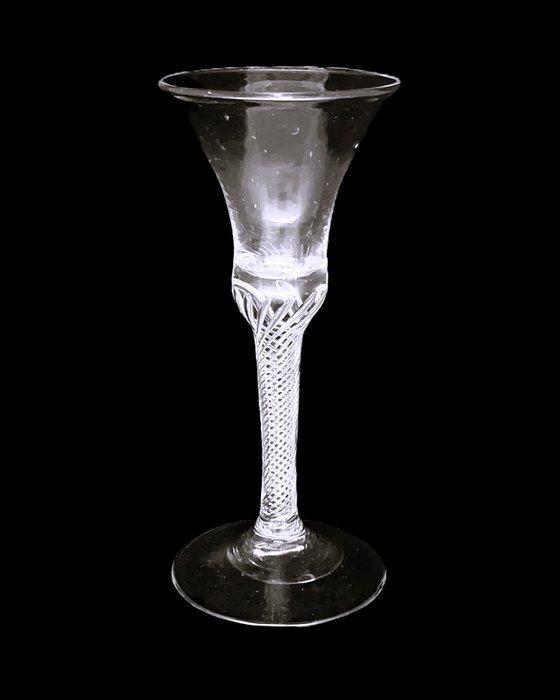 Verre à vin - Verre à vin saxon avec Multi Luchtslingers -, Antiek en Kunst, Antiek | Glaswerk en Kristal