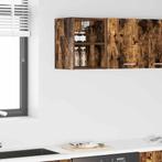 vidaXL Hangkast met opslag Rook Eiken 30 x 29,5 x 40 cm, Huis en Inrichting, Kasten | Overige, Verzenden, Nieuw