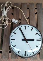 Industriële klok - NUFA - Industrial Staal, Glas - 1950-1960