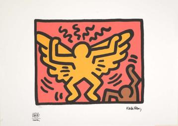 Keith Haring – Offset Lithografie, 50×70 cm, Gecertificeerd beschikbaar voor biedingen