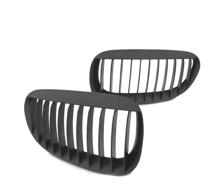 CALANDRES BMW E63 E64 02-10 NOIR MAT, Autos : Pièces & Accessoires, Carrosserie & Tôlerie, Envoi