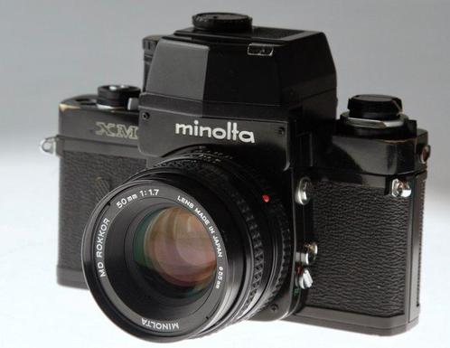 Minolta XM / Focus Screen C3 + G + S + MD Rokkor 1,7/50mm, Audio, Tv en Foto, Fotocamera's Analoog